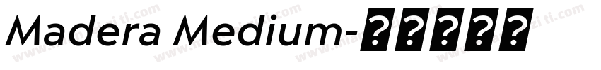 Madera Medium字体转换